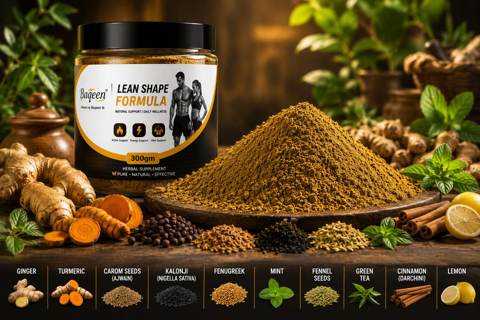 Lean Shape Formula – 100% Natural Herbal Supplement (300g)